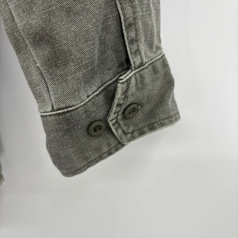 Art Class Boys Utility Jacket Small 6 7 Olive Green Full Zip Cotton Patches New‎
